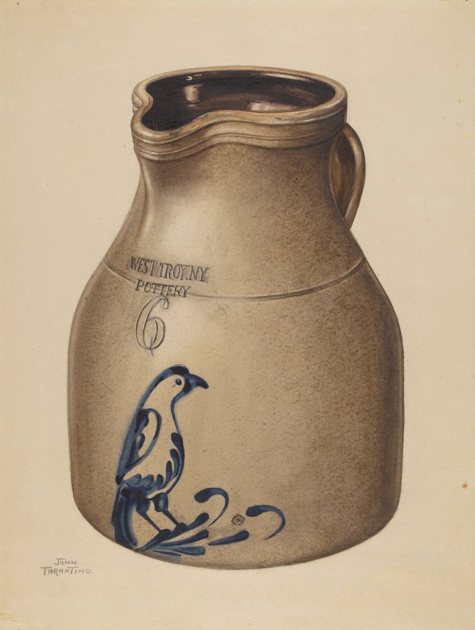 投手，19351942。 作者 约翰·塔伦蒂诺