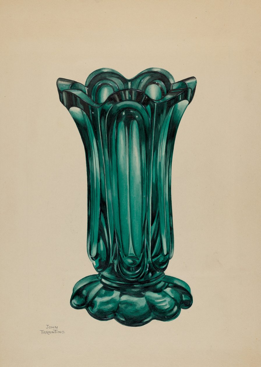 花瓶，约1937年。 作者 约翰·塔伦蒂诺