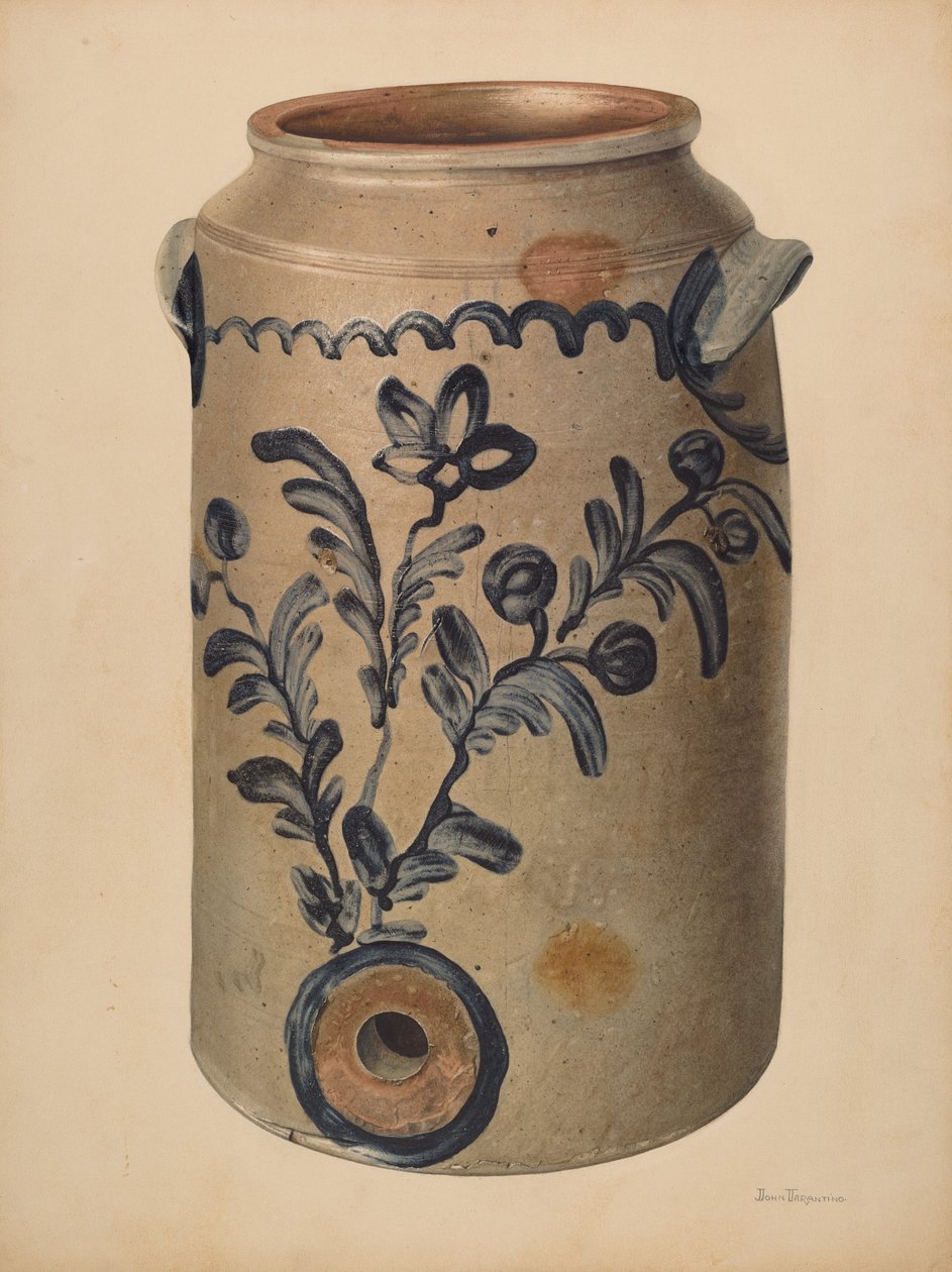 水冷器，约1940年。 作者 约翰·塔伦蒂诺