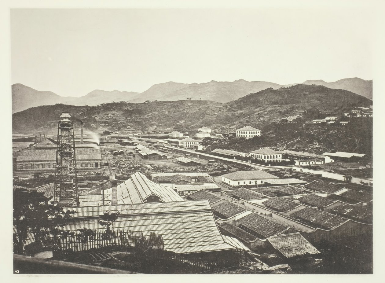 福州兵工厂，约1868年。 作者 约翰汤姆森