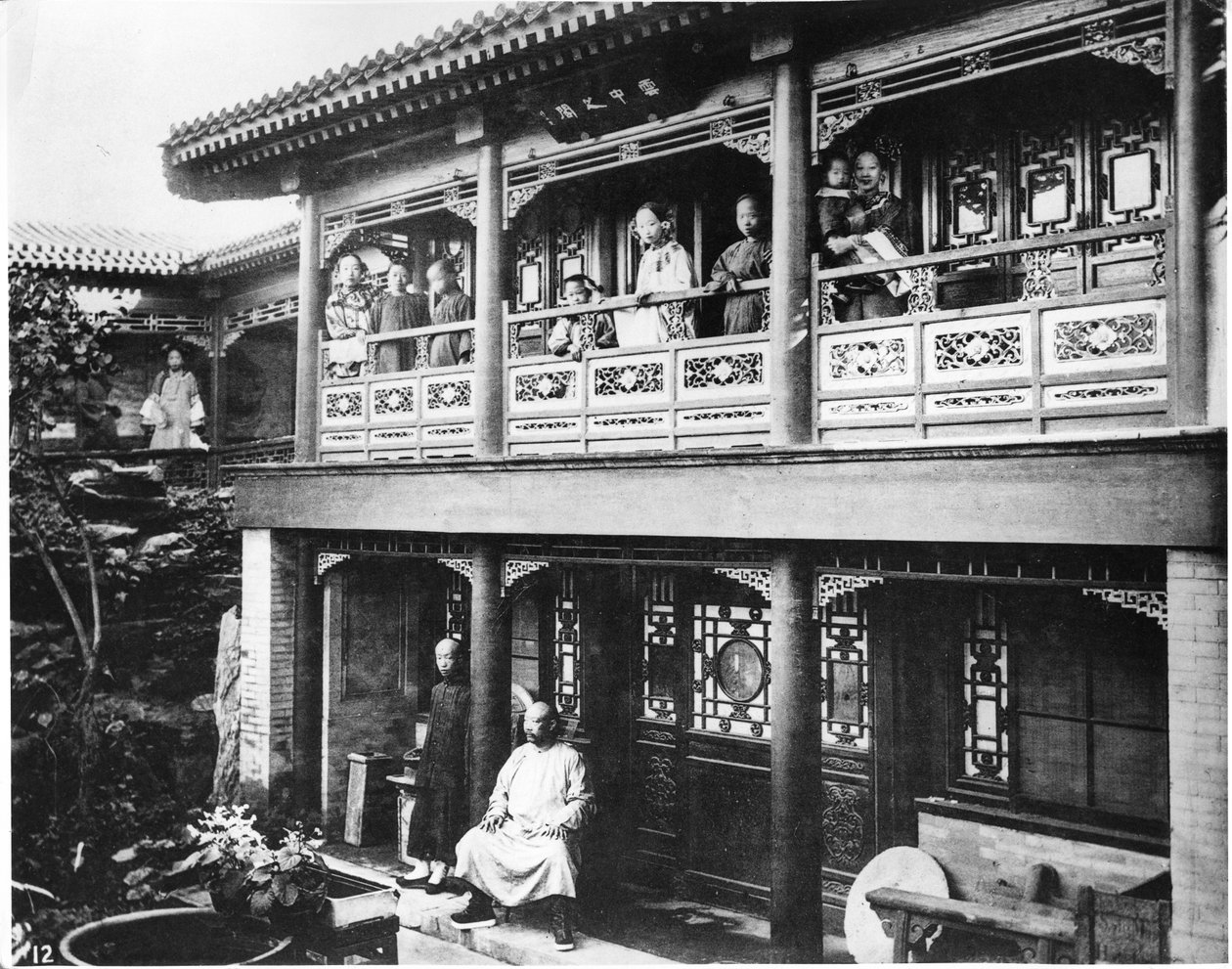 杨先生的家，c.1872 作者 约翰汤姆森