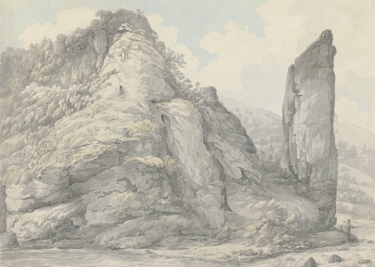 德比郡的风景 作者 约翰·韦伯