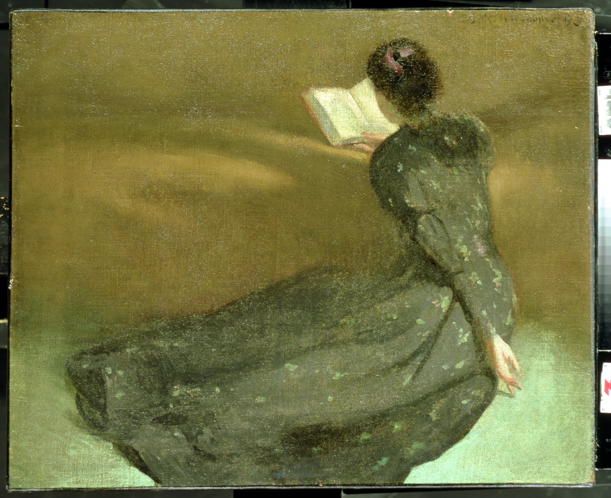 休息，1895年 作者 约翰·怀特·亚历山大