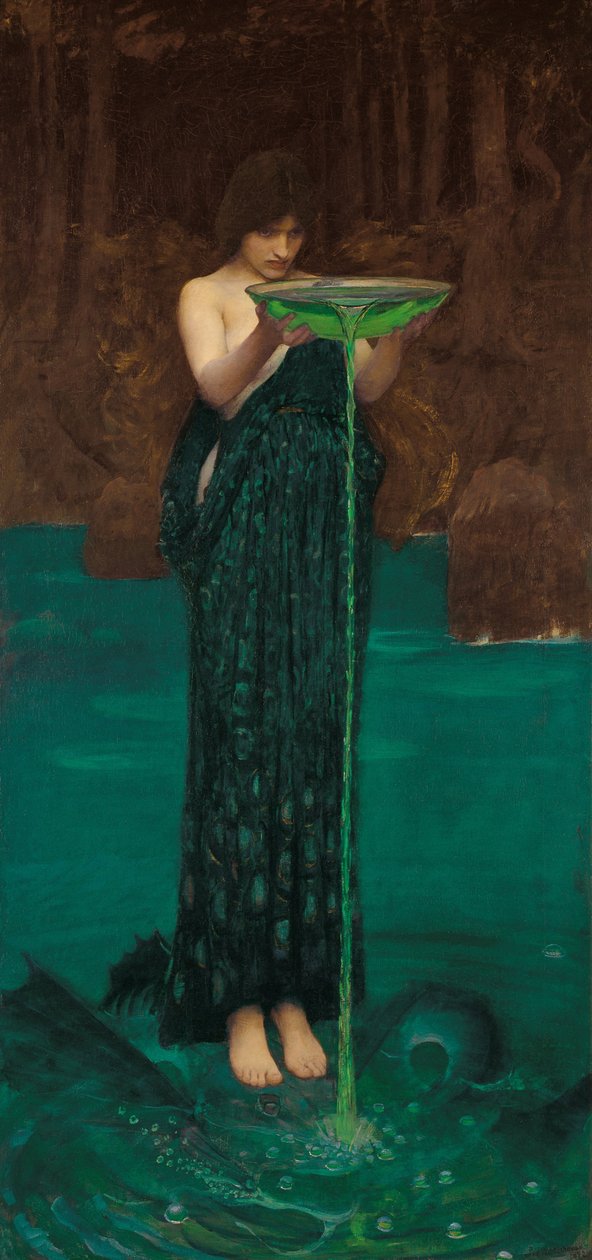 Circe Invidiosa，1892年 作者 约翰·威廉姆·沃特豪斯