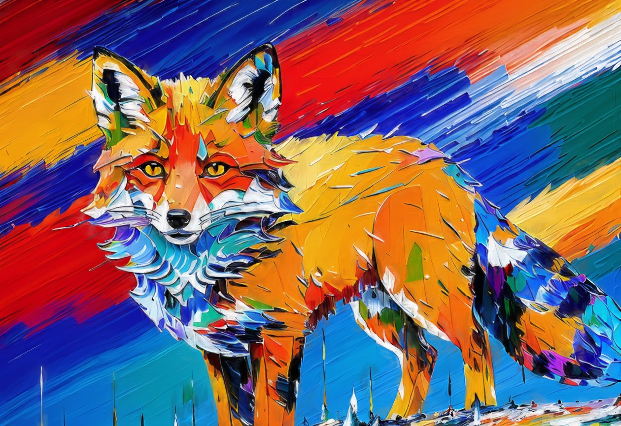 动物 Fox_1 作者 约瑟夫·约翰·迈克尔