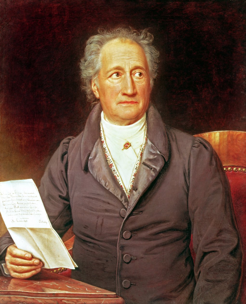 Johann Wolfgang von Goethe（1749-1832）1828 作者 约瑟夫·卡尔·斯蒂勒