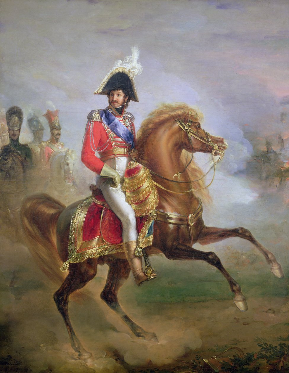 Joachim Murat（1767-1815）骑马，1814-15 作者 约瑟夫·弗朗克