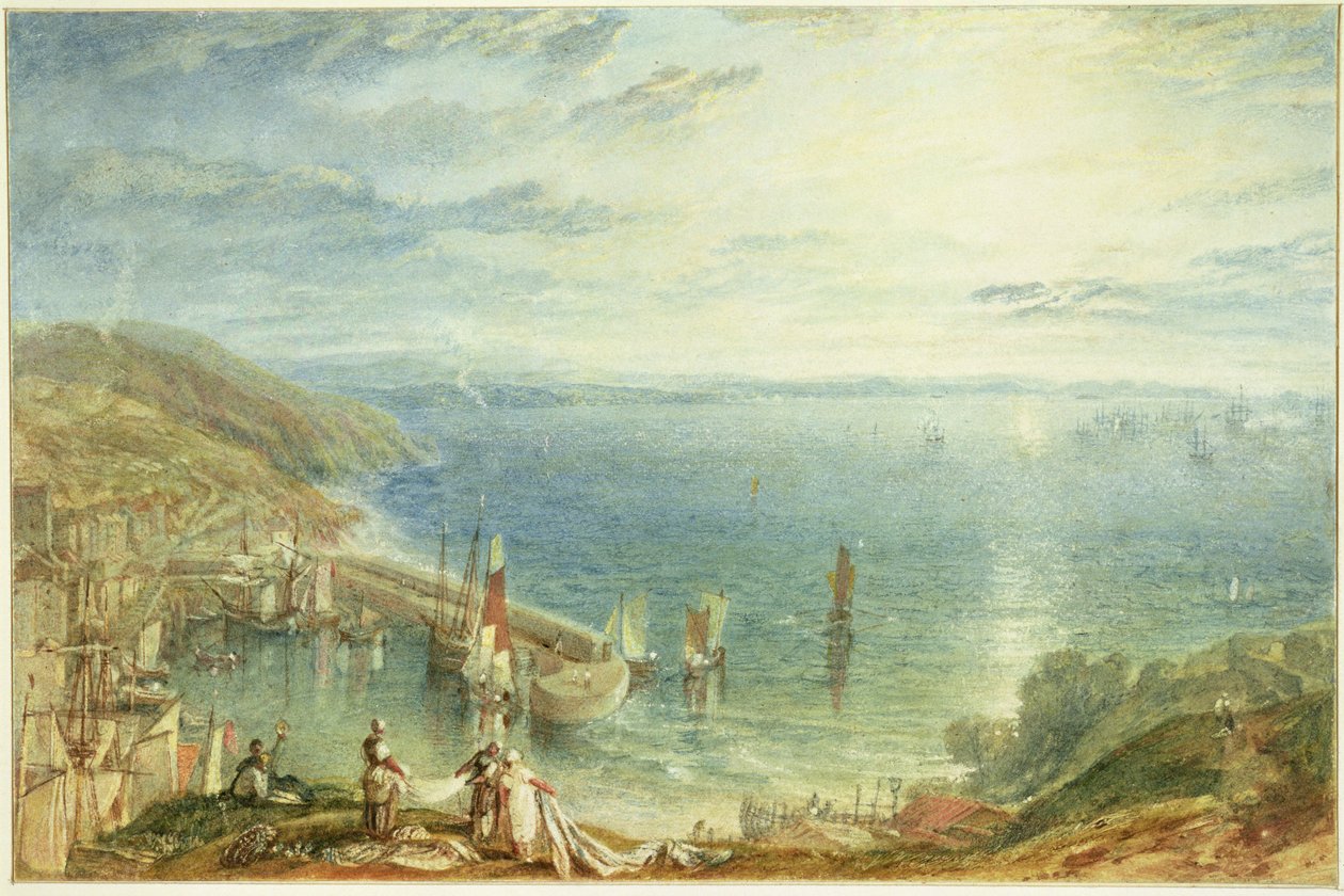 No.1790 Torbay来自布里克瑟姆，1816-17 作者 约瑟夫·马洛德·威廉·特纳