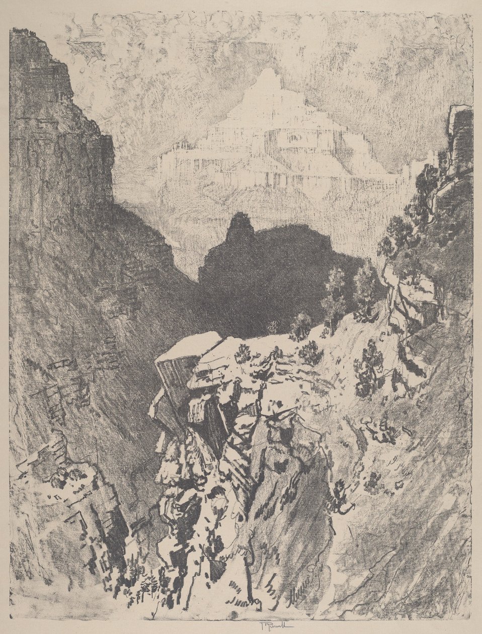 圣殿》，1912年。 作者 约瑟夫·彭内尔
