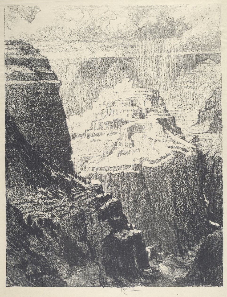 寨子，1912年。 作者 约瑟夫·彭内尔