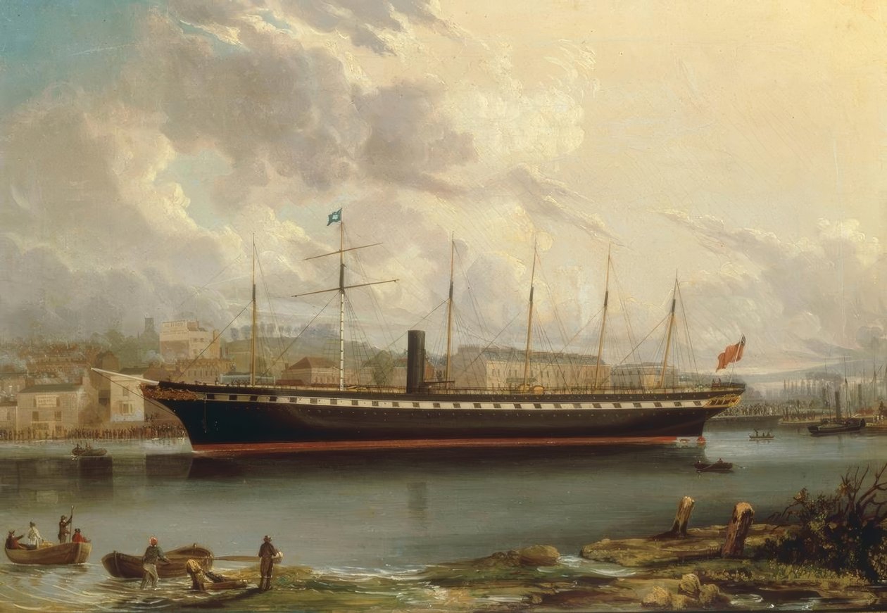 1856年英国的处女航 作者 约瑟夫·沃尔特