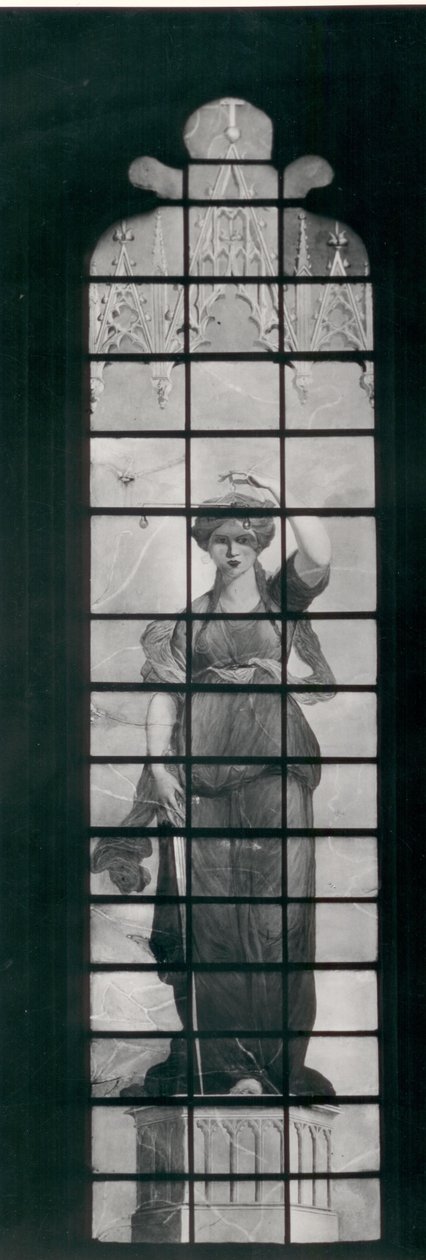 正义（彩色玻璃） 作者 约书亚·雷诺兹（Joshua Reynolds）