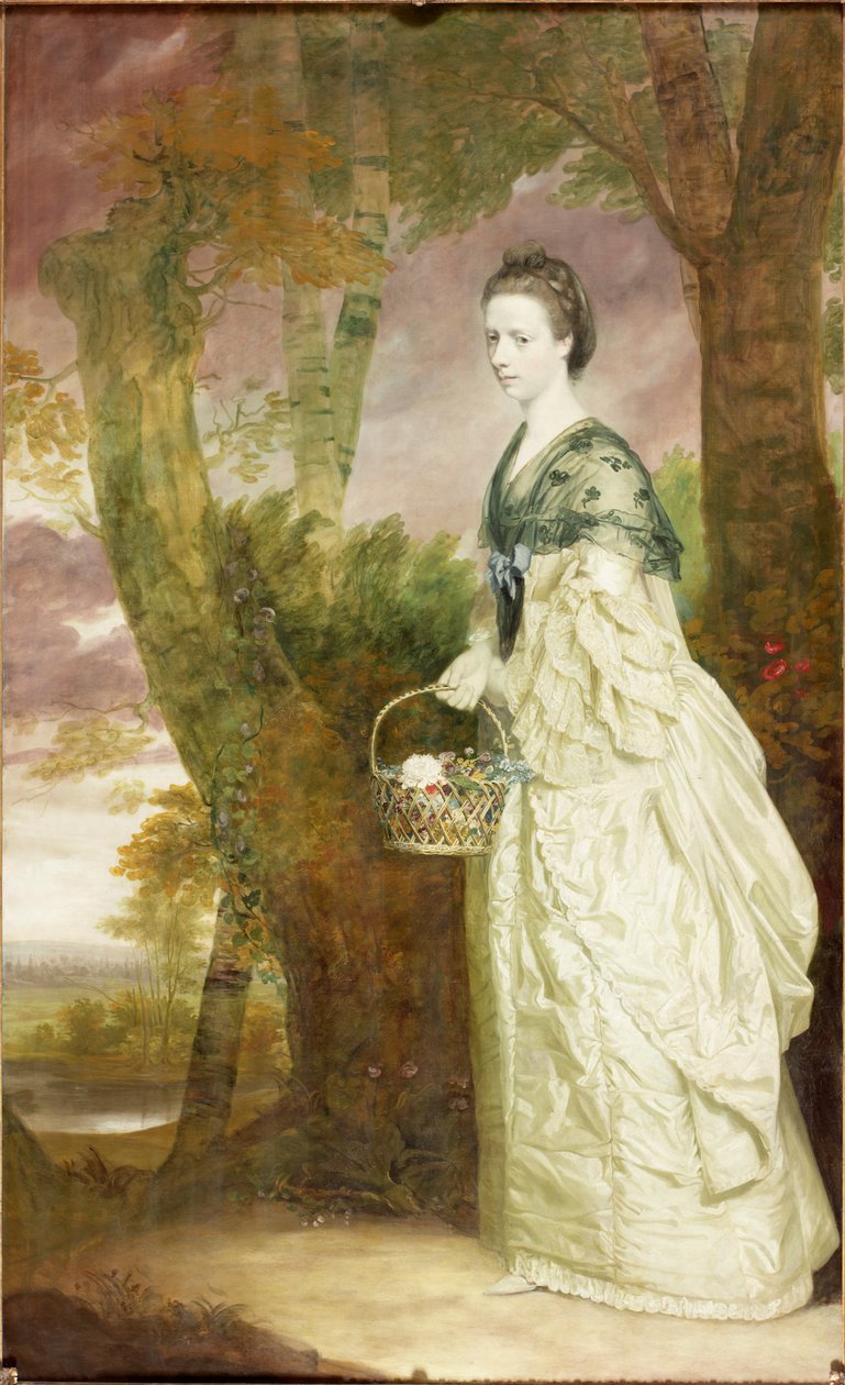 伊丽莎白·里德尔夫人的肖像，1763年 作者 约书亚·雷诺兹（Joshua Reynolds）