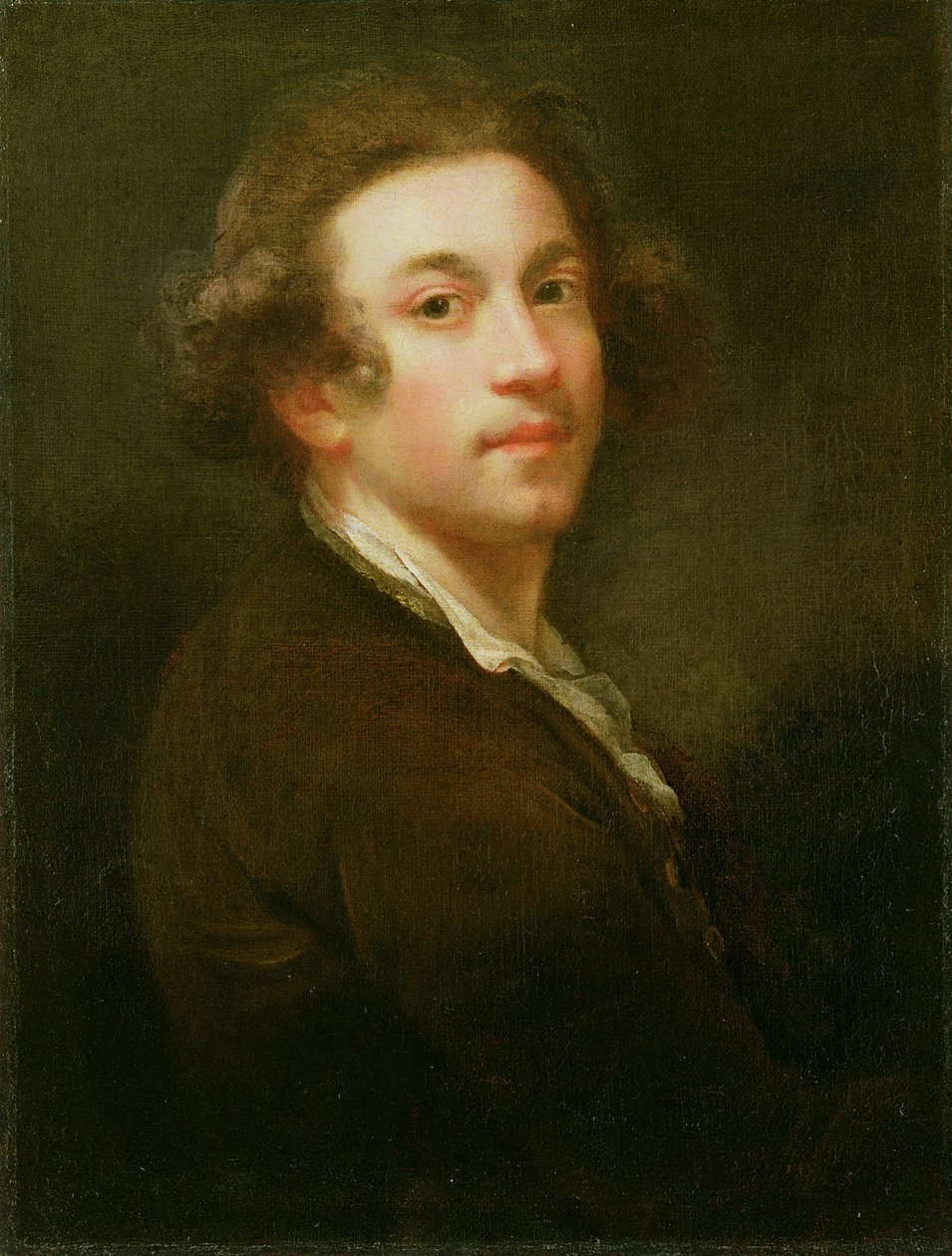 自画像，俯视右肩 作者 约书亚·雷诺兹（Joshua Reynolds）
