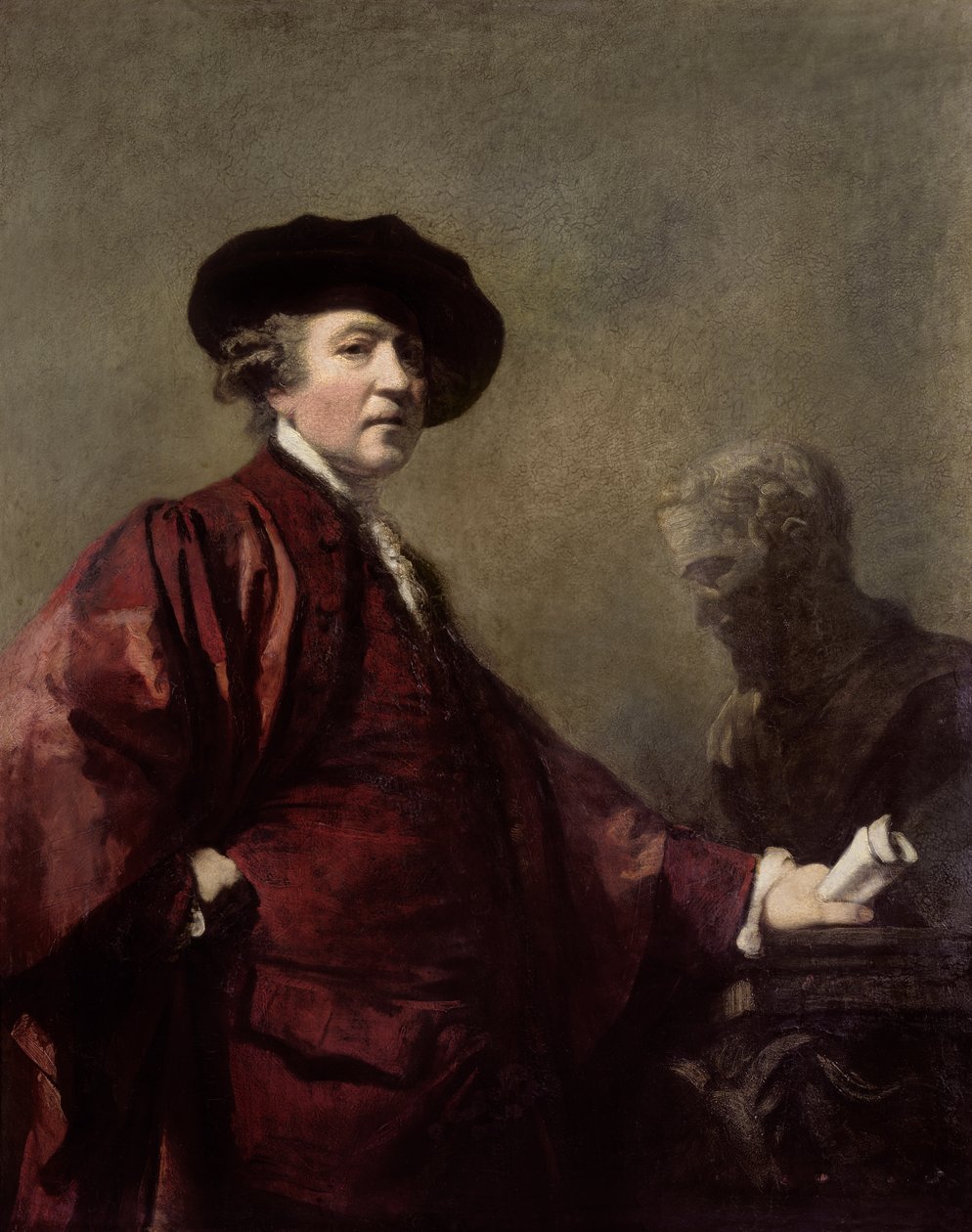 自画像，c.1779-80 作者 约书亚·雷诺兹（Joshua Reynolds）