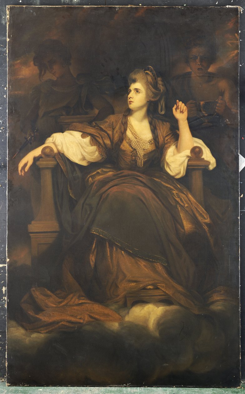 西顿斯夫人作“悲剧性缪斯” 作者 约书亚·雷诺兹（Joshua Reynolds）