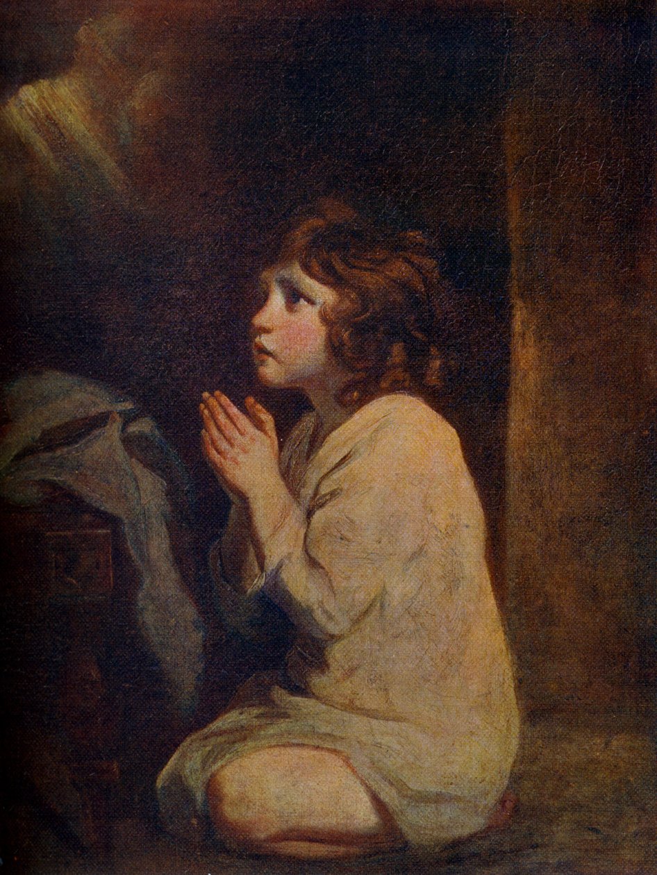婴儿塞缪尔（c1776），1912年。 作者 约书亚·雷诺兹（Joshua Reynolds）