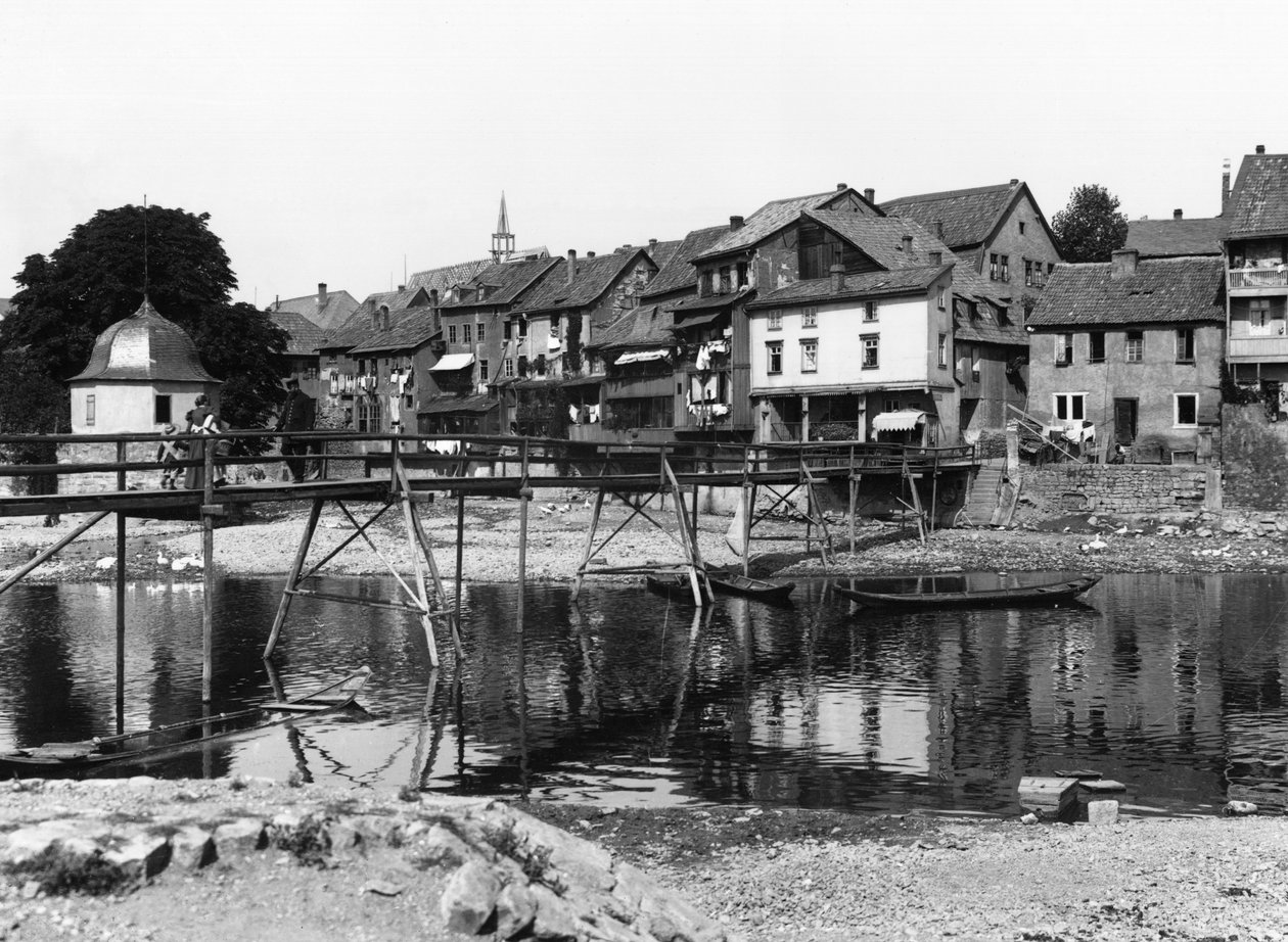 纳赫河，Bad Kreuznach，c.1910 作者 乔塞特