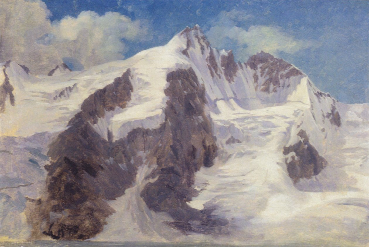 白雪皑皑的山峰 作者 约根·阳光