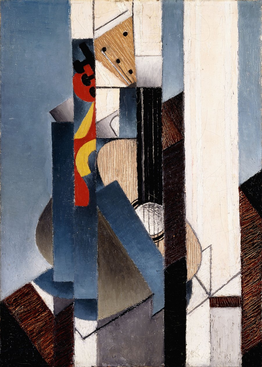 吉他，1913年 作者 胡安·格里斯