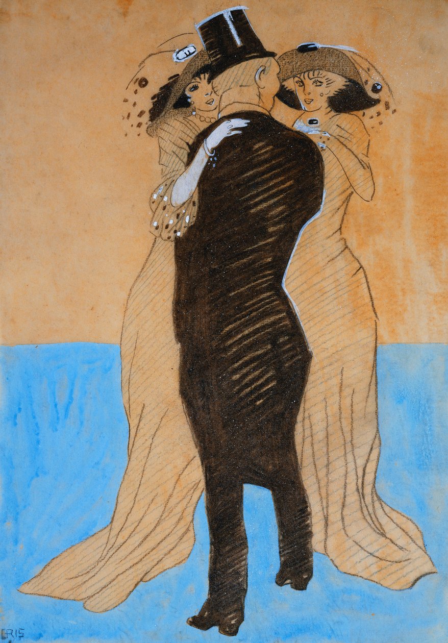 奉承，1908年 作者 胡安·格里斯