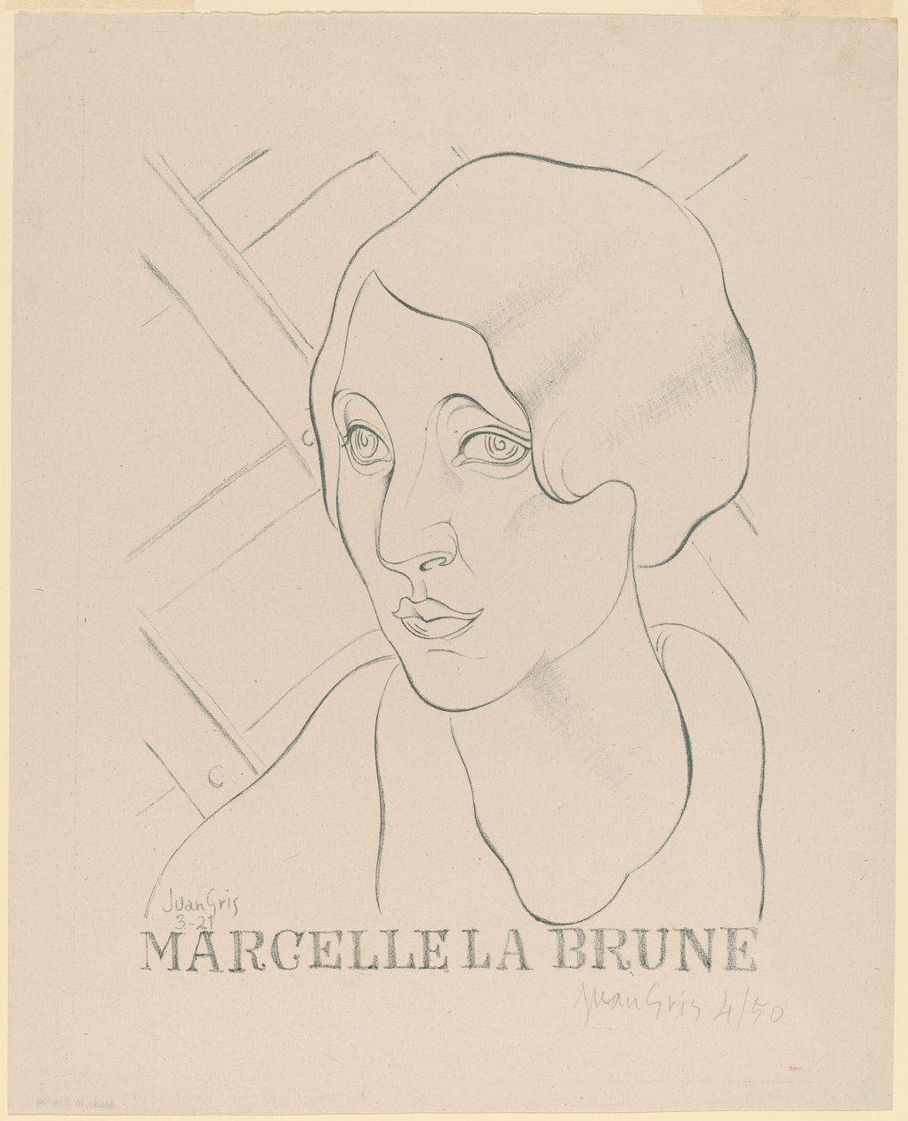 Marcelle la Brune 作者 胡安·格里斯