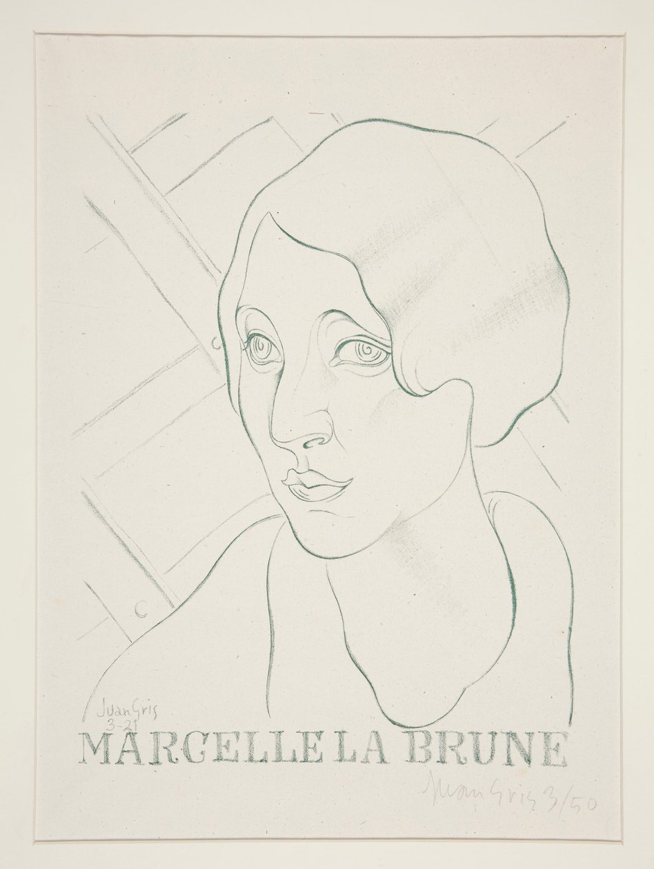 Marcelle la Brune 作者 胡安·格里斯