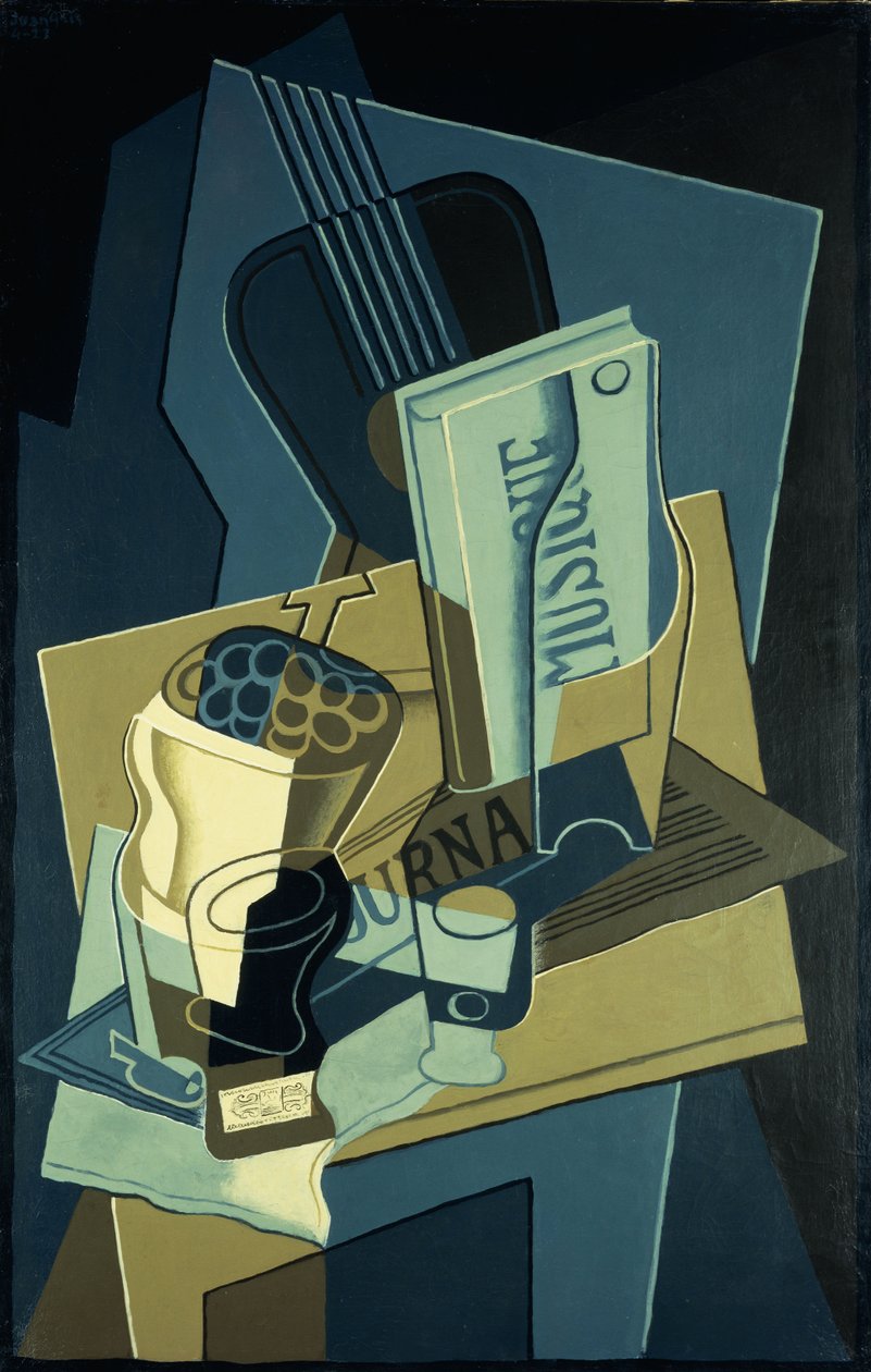 音乐书； 《音乐书》，1922年 作者 胡安·格里斯