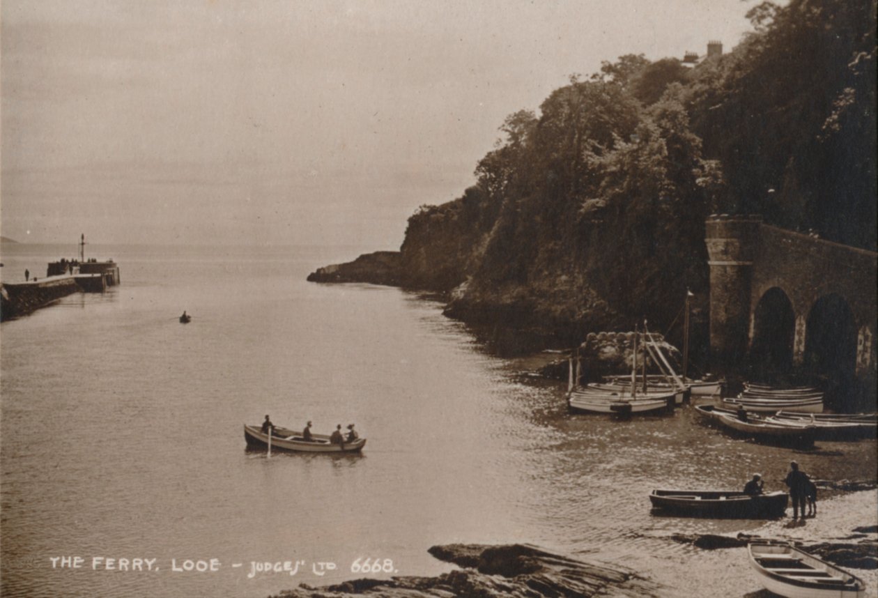 渡口Looe》，1927年 作者 法官有限公司