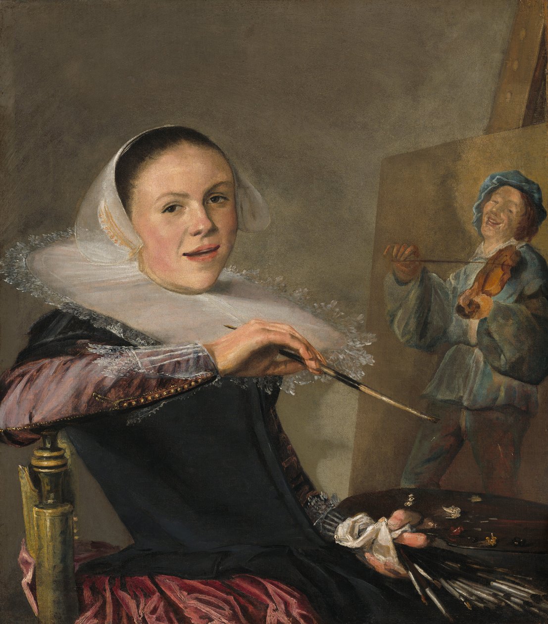 自画像》，约1630年。 作者 朱迪思·莱斯特（Judith Leyster）