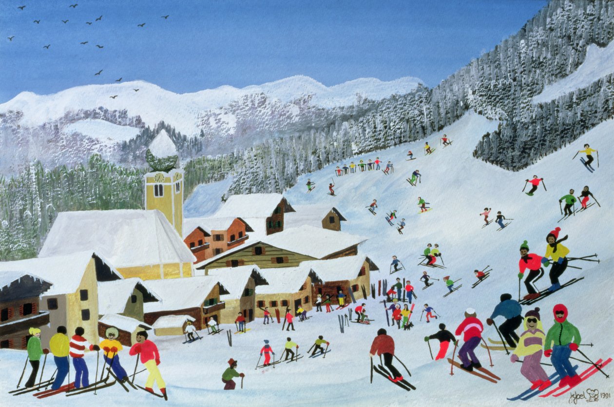 Ski Whizzz！，1991 作者 朱迪·乔尔
