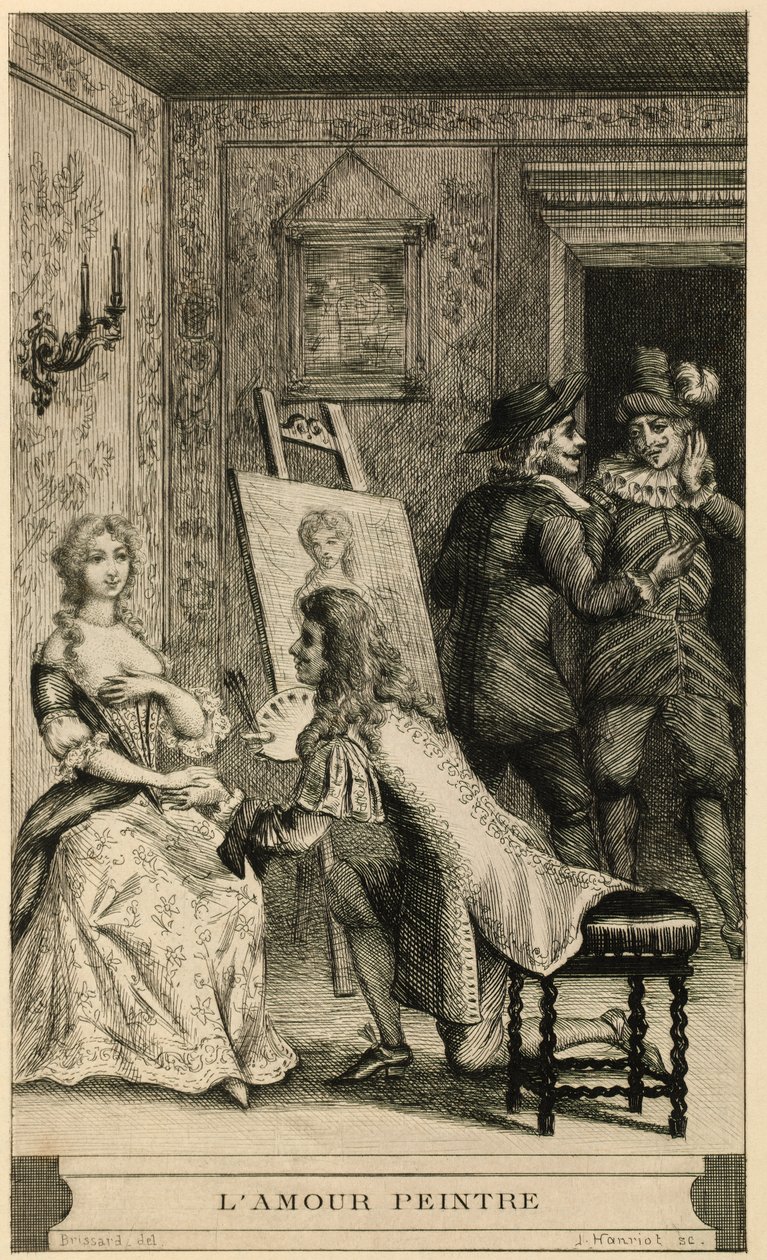 爱情画家的场景 作者 朱尔斯·阿曼德·汉里奥