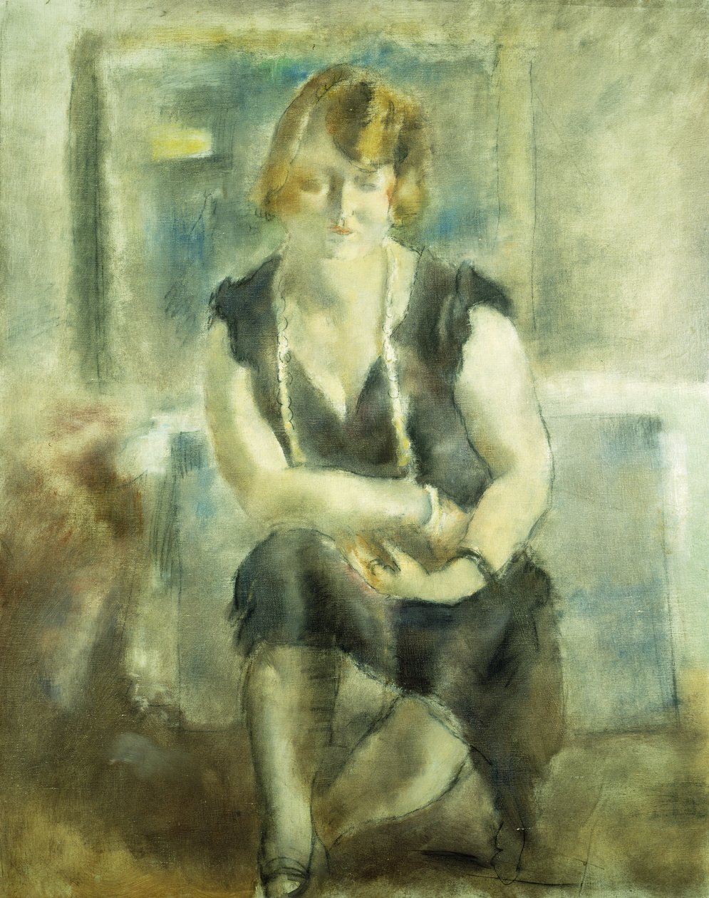 金发女郎，1927-29年 作者 朱尔斯·帕辛