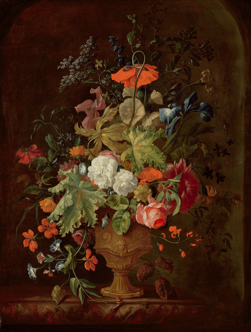 花瓶 作者 Justus van Huysum