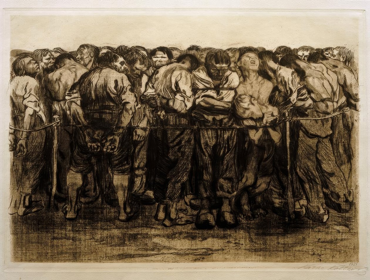 囚犯K.Kollwitz 作者 凯特·珂勒惠支