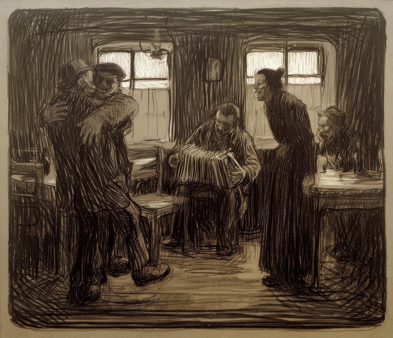 汉堡酒吧K.Kollwitz 作者 凯特·珂勒惠支