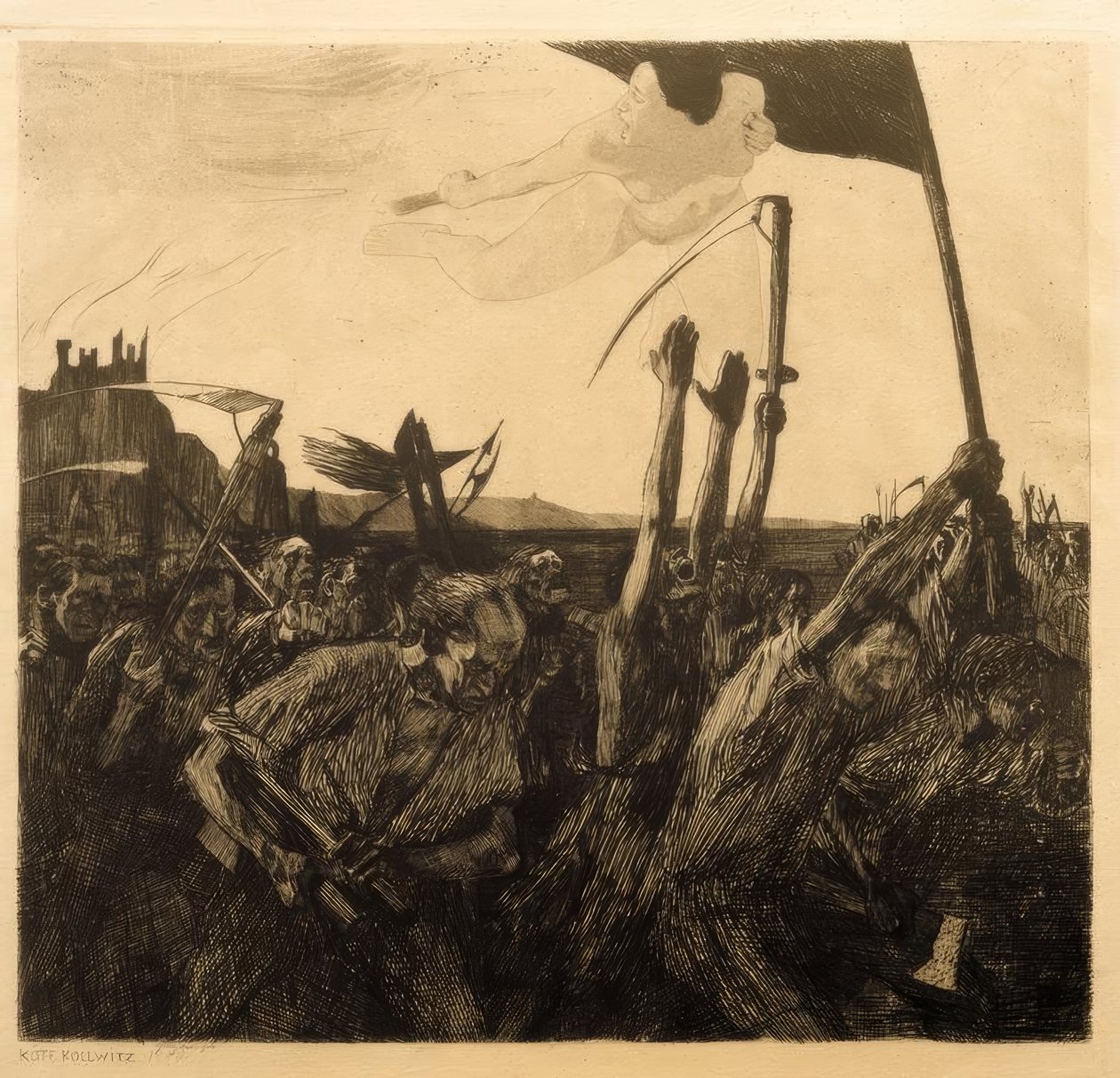 骚乱KätheKollwitz 作者 凯特·珂勒惠支