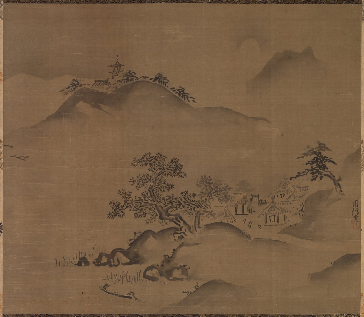 中国山水 作者 鹿野千信