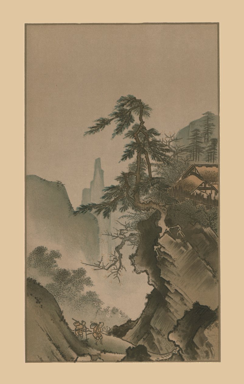 16世纪的中国风景，1886年 作者 卡诺雅信