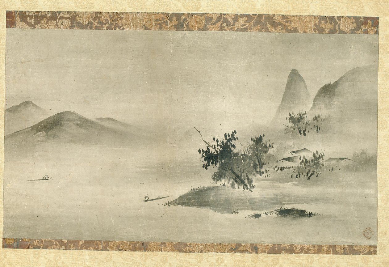 水墨风景 作者 卡诺·元信