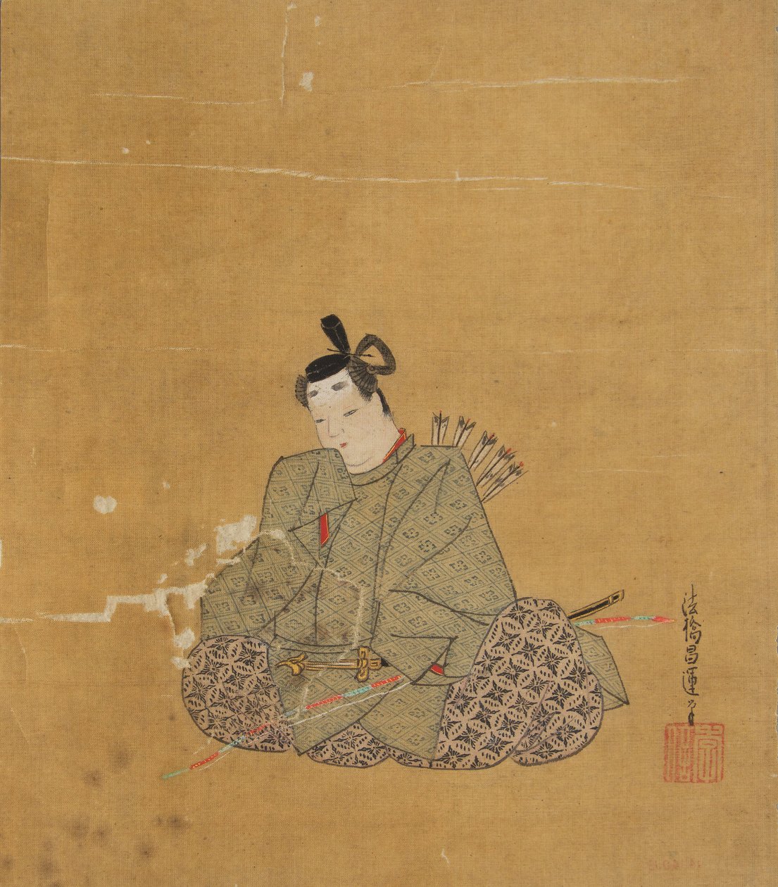 不朽的诗人，17世纪。 作者 鹿野翔