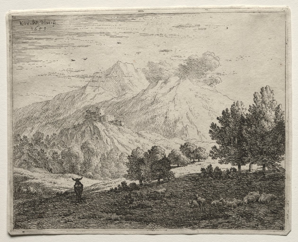 四山。 作者 卡雷尔·杜哈丁（Karel Dujardin）