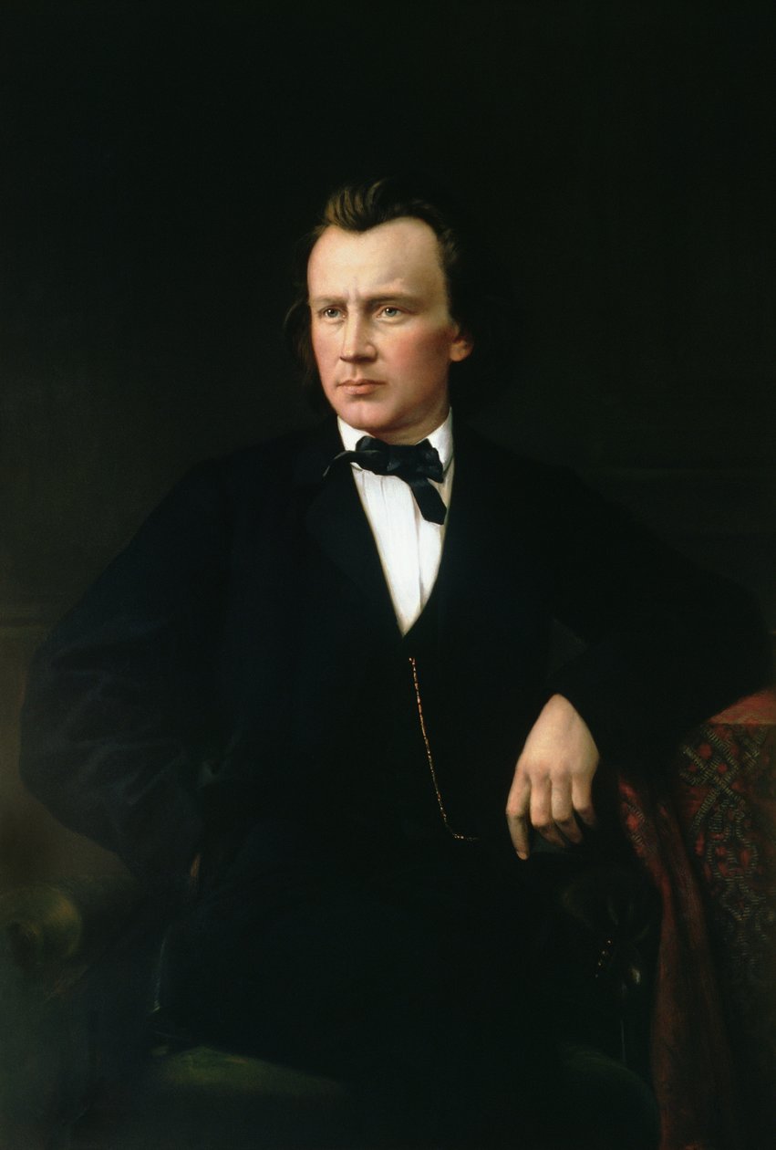 J. Brahms，1860 作者 卡尔·冯·贾格曼