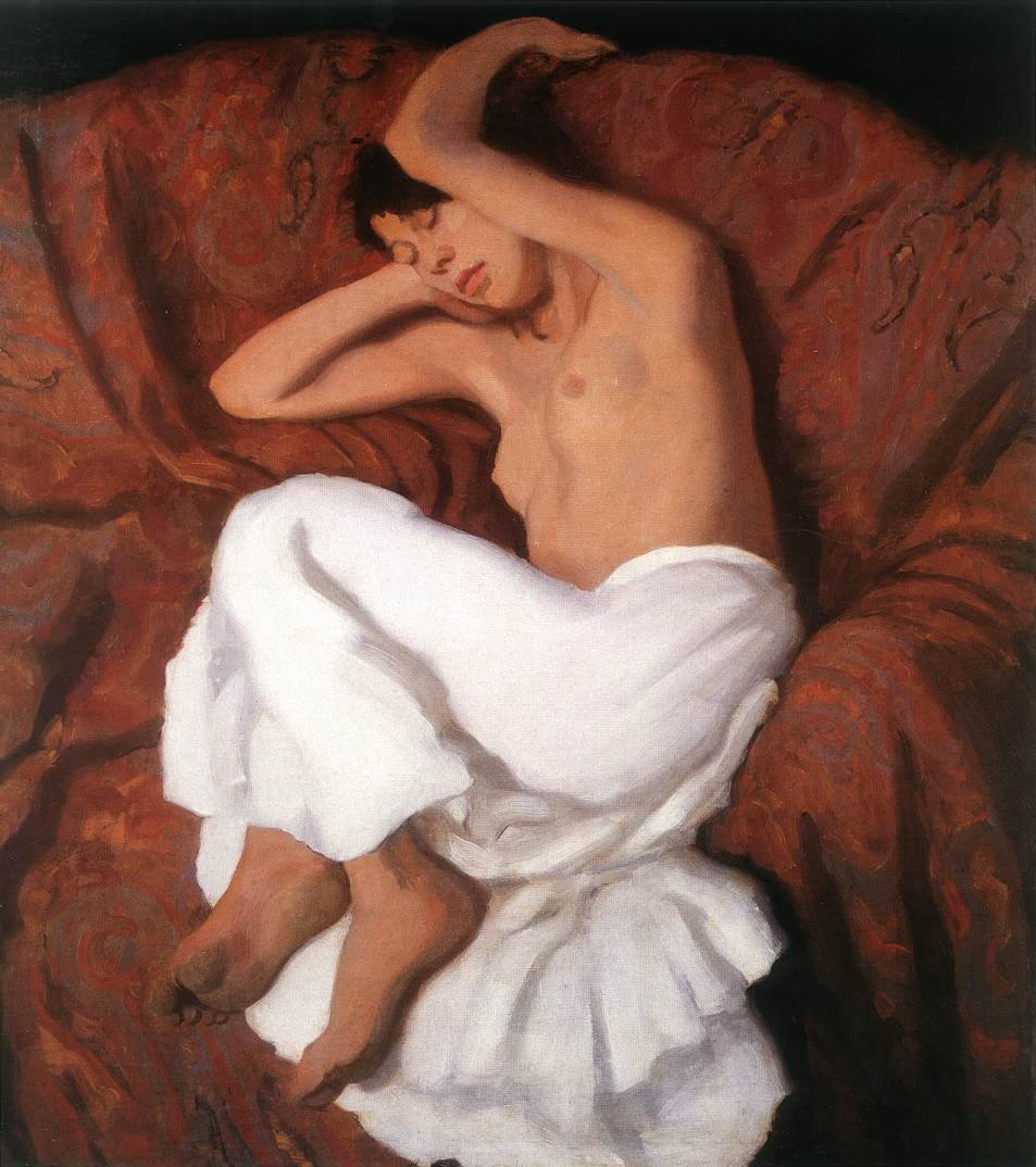 睡觉的吉普赛女郎 作者 卡罗莉·费伦奇（KárolyFerenczy）