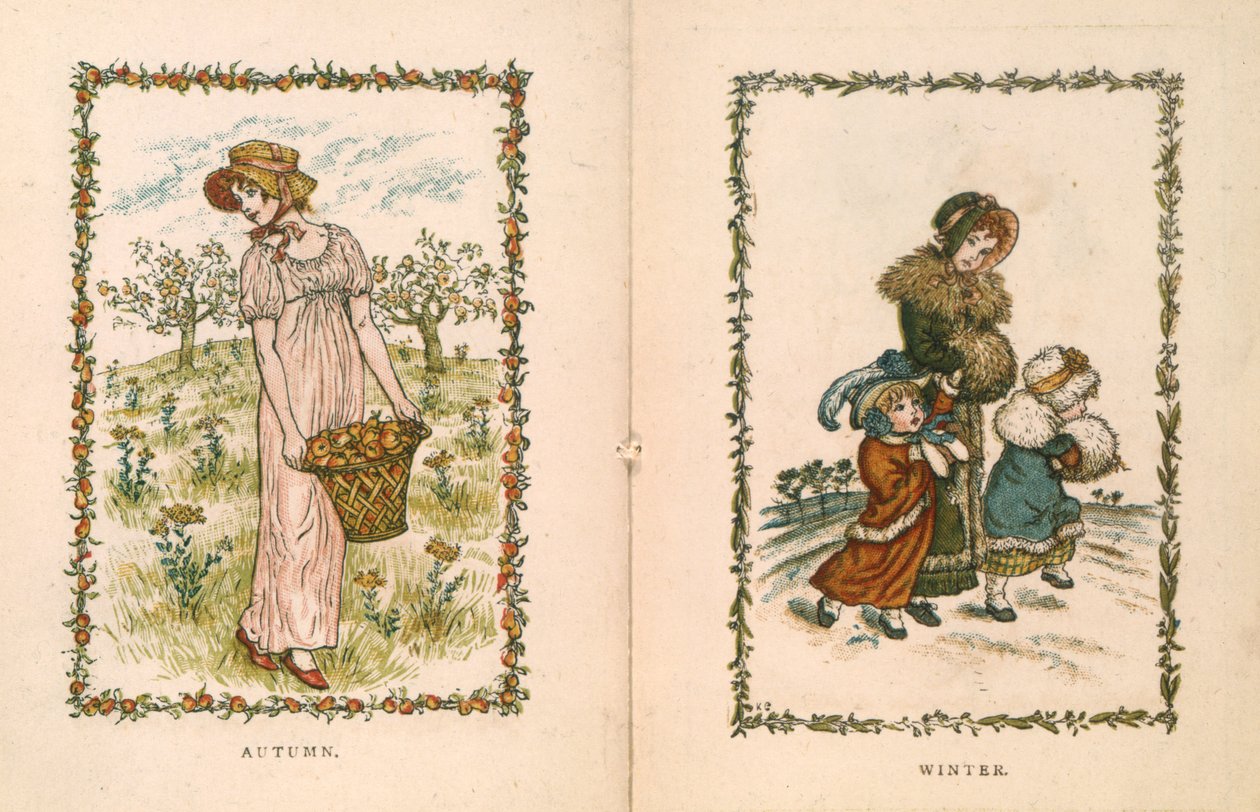 秋冬 作者 凯特·格林威（Kate Greenaway）