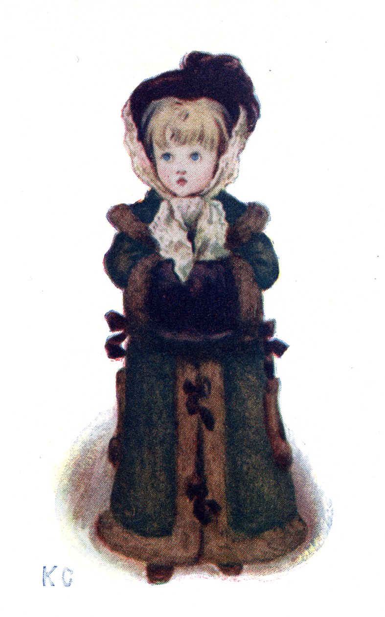 凯特-格林纳威的《圣诞卡》。 作者 凯特·格林威（Kate Greenaway）