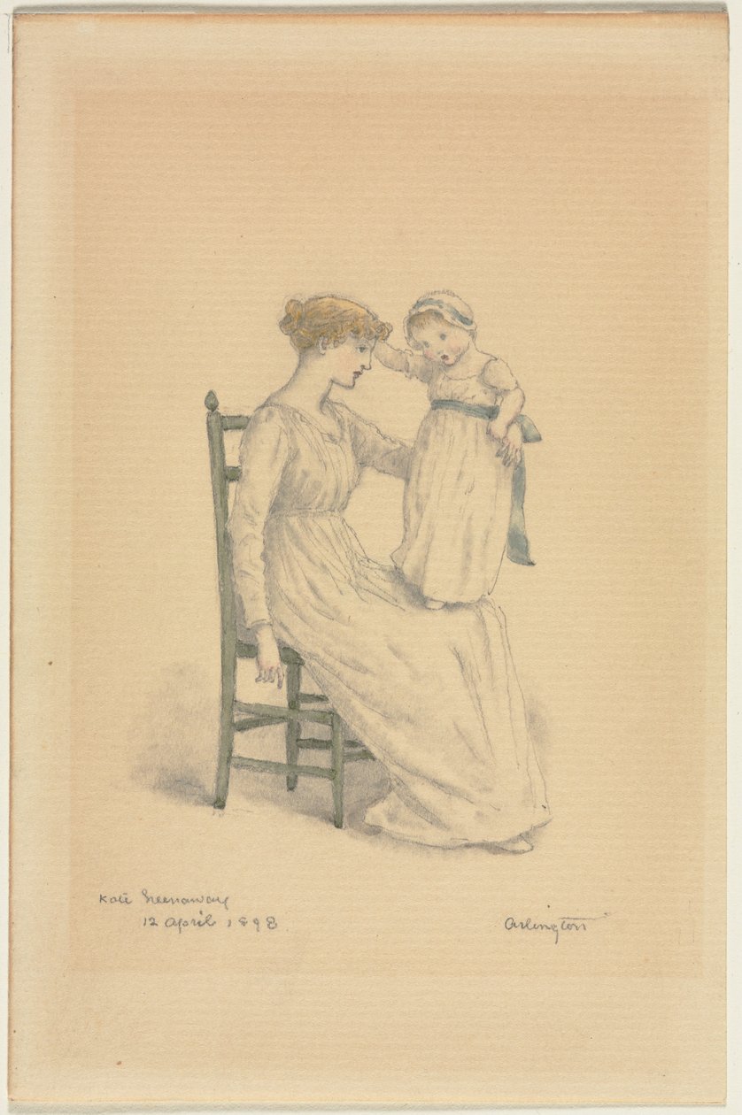 母与子 作者 凯特·格林威（Kate Greenaway）