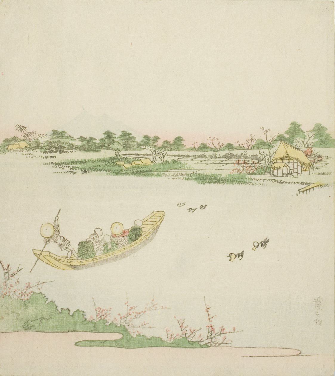 横渡隅田川的渡船 作者 京西铁