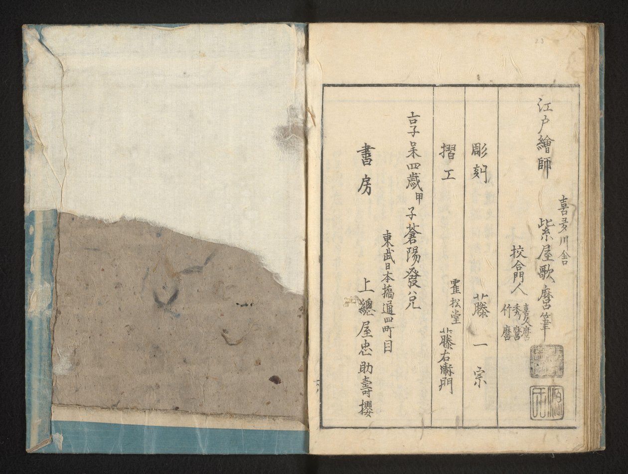 版画 作者 北川宇多郎