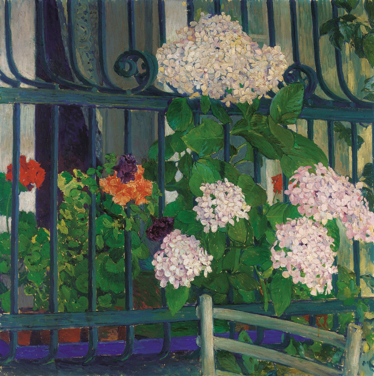 天竺葵;杰拉尼 作者 科洛曼·莫泽（Koloman Moser）